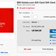 $50 Hotels.com Gift Card, $40